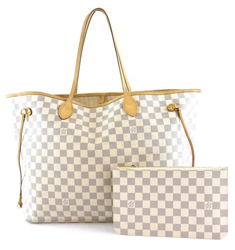 louis vuitton gray and white bag|louis vuitton white bag inside.